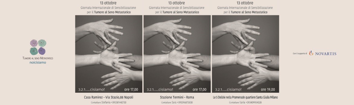 Giornata internazionale di sensibilizzazione sul tema del tumore al seno metastatico